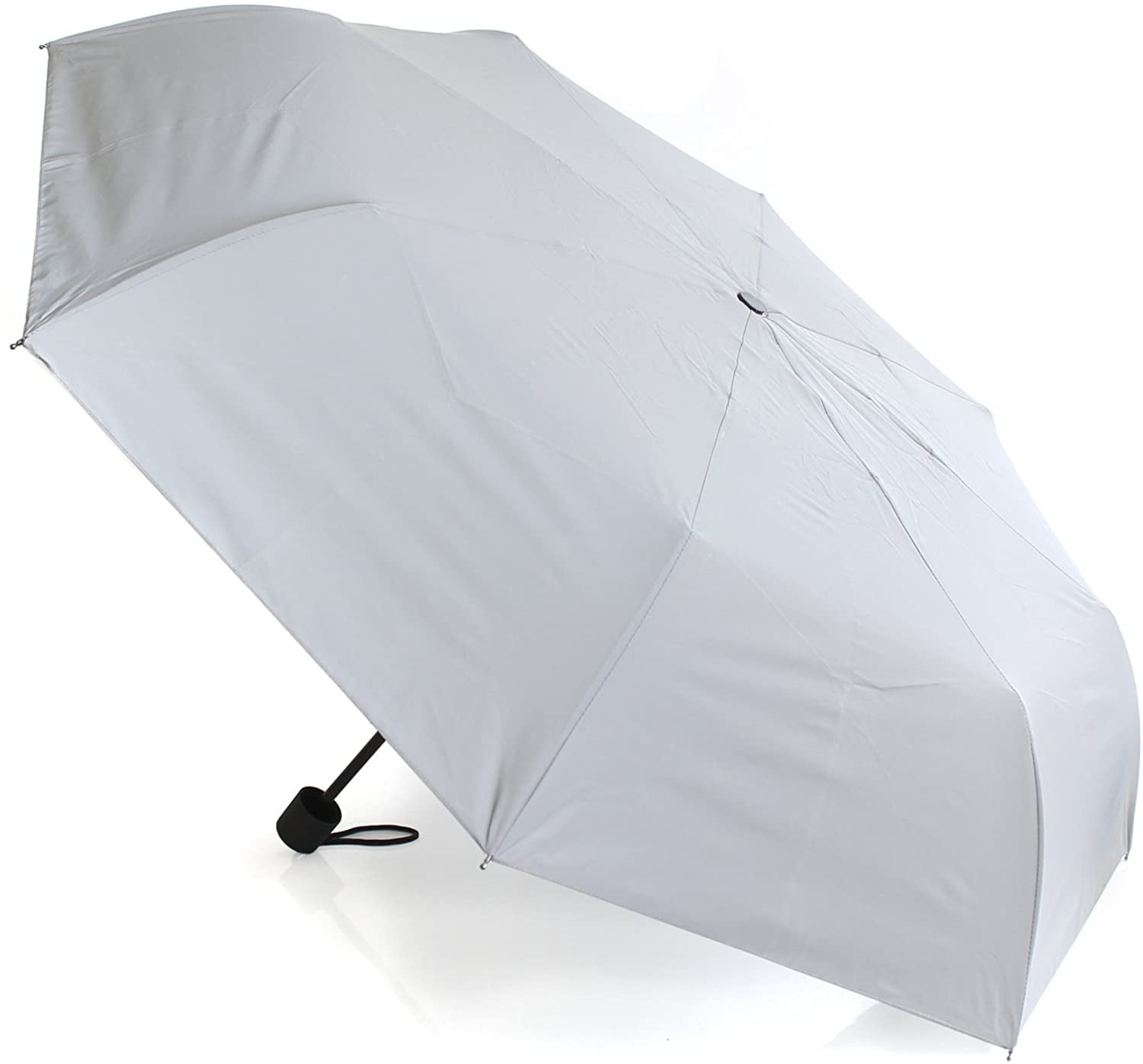 SUCK UK LTD Unisex Adult Fashion Umbrella - Ultra Reflective Safety - Compact Folding Travel