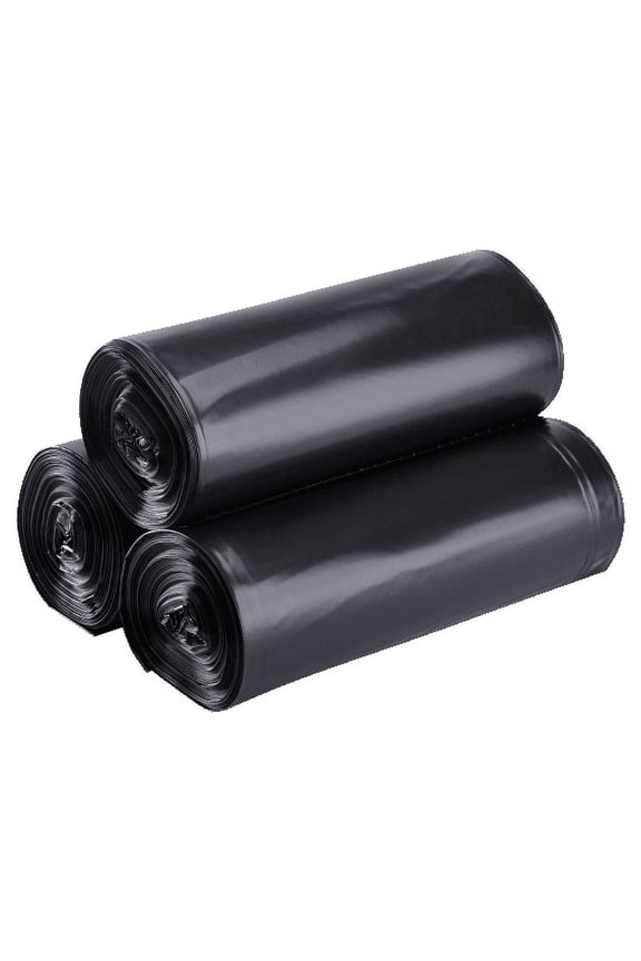 30 Portable Commercial Thickened Large Disposable Household Kitchen Black Plastic Bags (3PC)