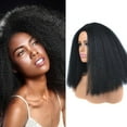 thumbnail image 1 of SUCS Black Women'S Headband Wigs African-American Straight Hair Headband Wigs, 1 of 2