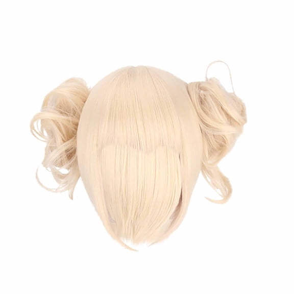 SUCS Golden synthetic bangs girls women wig and hat hair for ponytail wig