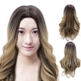 thumbnail image 1 of SUCS Human Hair Wigs For Women Black Color Natural Lace Hair Women's Fashion Wig Brown Synthetic Hairshort Wigs hair Wave W, 1 of 5