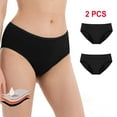 thumbnail image 1 of SUCS Menstrual Panties for Women Heavy Flow Bamboo Fiber Overnight Period Panties Middle-Waisted Period Underwear Cotton Briefs, 1 of 7