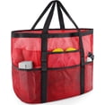 thumbnail image 1 of SUCS Mesh Beach Bag - Large Beach Tote Bag for Family Beach Bag for Toys & Vacation Essentials, 1 of 8