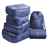 SUCS Multi-combination Travel Bag,Packing Cubes, Travel Luggage Packing Organizers Set with Toiletry Bag