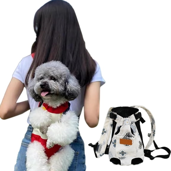 SUCS Pet Dog Sling Carrier Large Pocket Adjust Strap Design Breathable Mesh Travel Safe Sling Bag Carrier for Dogs Cats