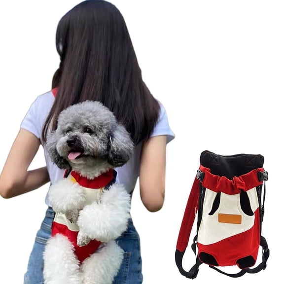 SUCS Pet Dog Sling Carrier Large Pocket Adjust Strap Design Breathable Mesh Travel Safe Sling Bag Carrier for Dogs Cats