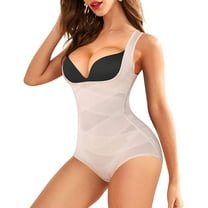 SUCS Shapewear Bodysuit for Women Waist Trainer Tummy Control Slimming Body Shaper Butt Lifter Sexy Bodysuits Open Bust Panty Girdle