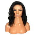 thumbnail image 1 of SUCS Short Wavy Bob Synthetic Wig for Black Women Black, 1 of 5