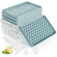thumbnail image 1 of SUCS Stackable Round Ice Cube Tray Set 99PCS Round Ice Balls, Ice Trays for Freezer Is Easy To Release & Sturdy– Small Pellet Ice Maker for Drinks, Coffee and Cocktails, 1 of 7