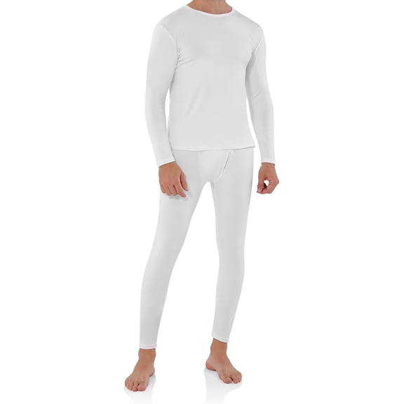 SUCS Thermal Underwear for Men Long Johns with Fleece Lined, Base Layer Men Cold Weather Top Bottom
