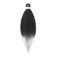 thumbnail image 1 of SUCS Wigs African Black Dirty Braid Wig Highlight Color Gradient Hair Extension, 1 of 4