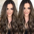 thumbnail image 1 of SUCS Women Mix Colors Gradient Long Curly Synthetic Wig Full Wig Wavy Wig, 1 of 3