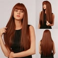 thumbnail image 1 of SUCS Women's Black Micro Curl Head Set Wavy Curl Wig Can Be Straightened and Bent, 1 of 3