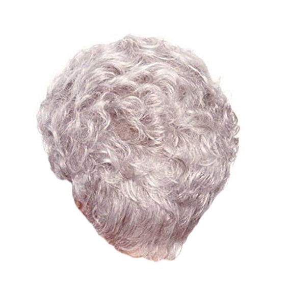 〖SUCS〗Women's Fashion Wig SilverSynthetic Hairshort Wigs hair Wave Wig