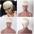 thumbnail image 1 of 〖SUCS〗Women's Fashion Wig White Synthetic Hairshort Wigs hair Wave Wig, 1 of 5