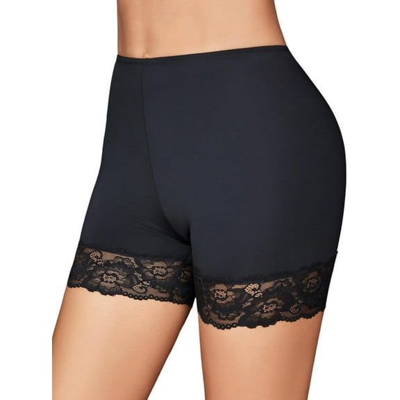 SUCS Women's Under Shorts for Dresses Anti Chafe Underwear Boyshorts Panties Lace Under Shorts