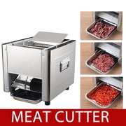 SUDEG 110V 850W Commercial Meat Cutting Machine Cutter Stainless Steel Slicer