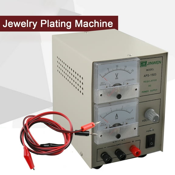 SUDEG 3A Jewelry Gold Plating Machine Electroplating Gold/Silver Rectifier Jewelry Making Tool