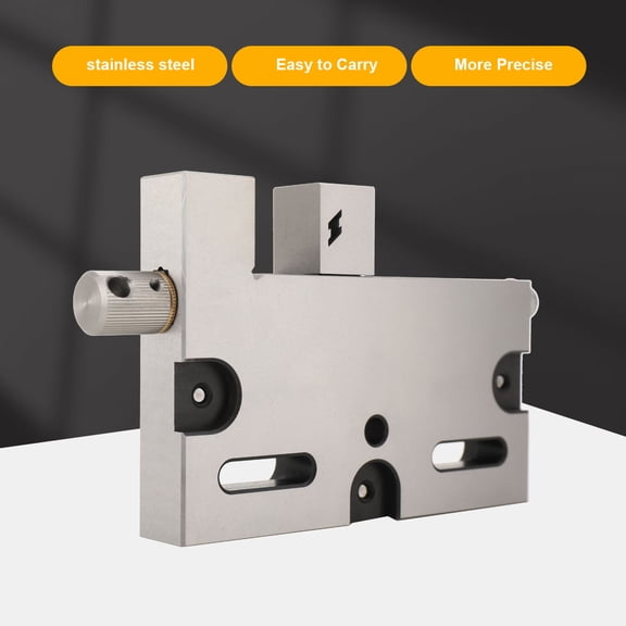 SUDEG 4'' EDM Wire Cutting Vise Tools, Jaw Opening 0--100MM Clamping Tool SUS420 Stainless Steel