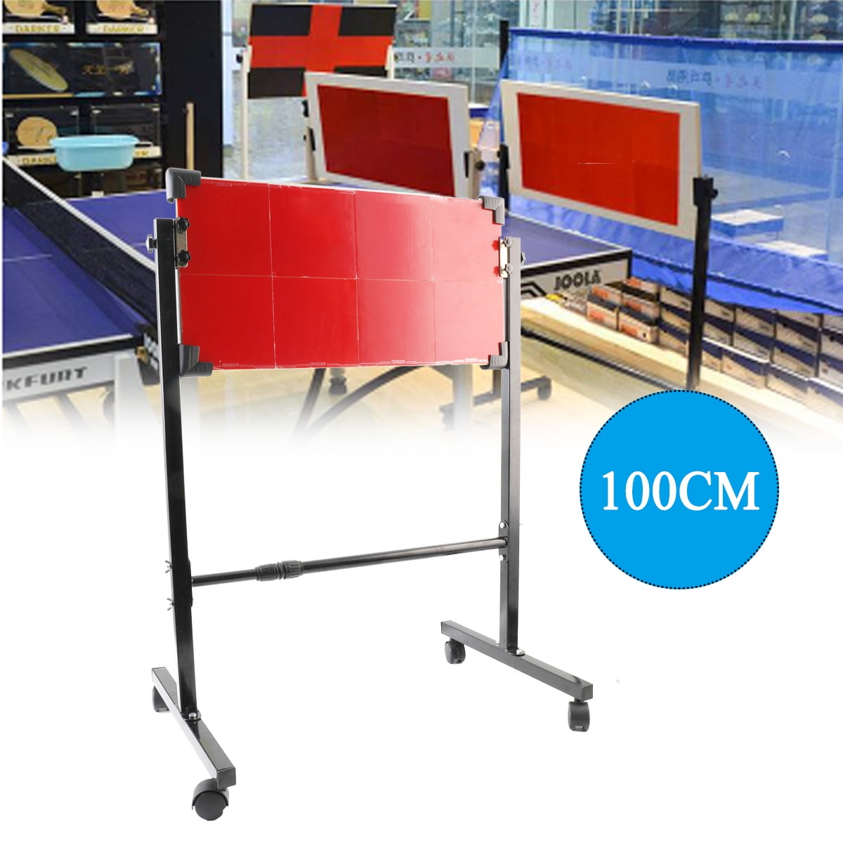 SUDEG 66x33cm Table Tennis Rebound Board, SelfTraining, Robust Steel