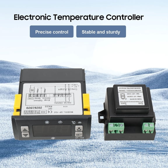 SUDEG Electronic Temperature Controller, SF-102 110V Thermostat Controller, Electronic Temperature Thermostat Freezer