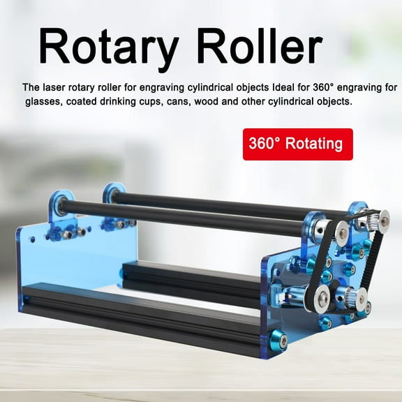 SUDEG Laser Rotary Roller, Laser Engraver Aluminum Y-axis Rotary Roller