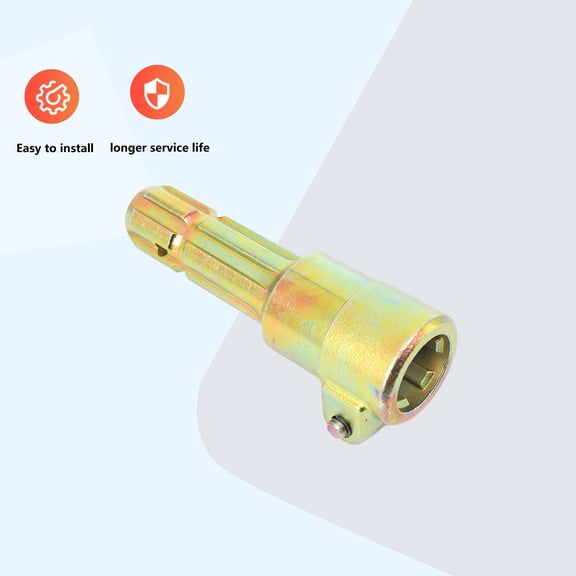 SUDEG PTO Extender for Tractor,Shaft PTO Extension 1-3/8" & 6 Spline Female,1-3/8" & 6 Spline Male,70HP Tractor Shaft Extender Quick Connect Adapter for Bush Hog Kubota Snow Blower Finish Mower