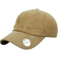 thumbnail image 1 of SUEDE CLASSIC BASEBALL DAD HAT CAP, 1 of 5