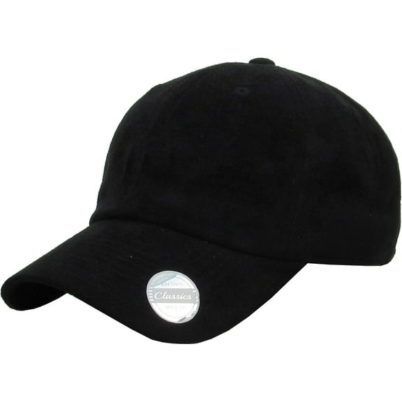 SUEDE CLASSIC BASEBALL DAD HAT CAP