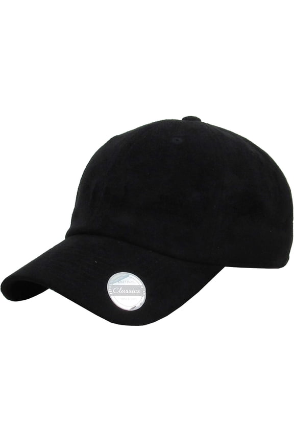 SUEDE CLASSIC BASEBALL DAD HAT CAP