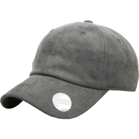 SUEDE CLASSIC BASEBALL DAD HAT CAP