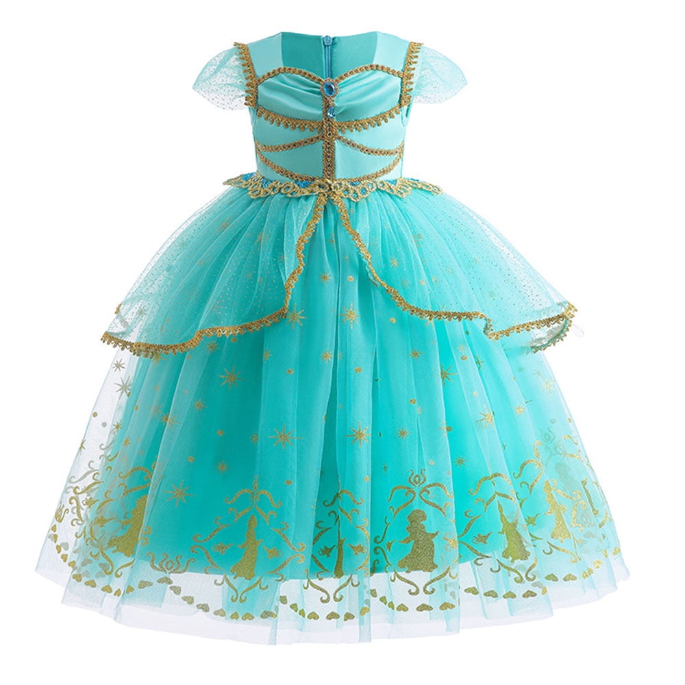 SUEE Jasmine Princess Dress for Little Girls Birthday Cosplay Party Outfit  3-8Y - Walmart.com
