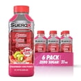 thumbnail image 1 of SueroX Zero Sugar Electrolyte Drink for Hydration and Recovery, Strawberry-Kiwi Punch, 21 oz (6 Pack), 1 of 8