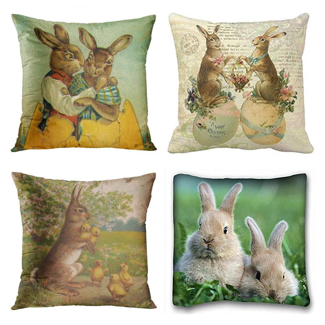 Gorgeous Bunny Tapestry Pillow Set (Lot high quality of 3)