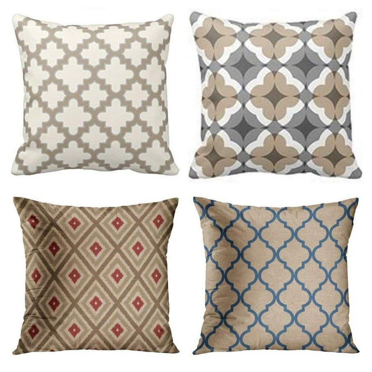 https://i5.walmartimages.com/seo/SUFAM-Set-4-Pillow-Cases-Quatrefoil-Tan-Pattern-Modern-Moroccan-Cream-Grey-Gray-Floral-Throw-Pillowcase-Cover-Cushion-Case-Home-Decor-18x18-inch_724a2e7e-662b-4335-9f76-faa973fe113b_1.3e2419fd5b3f1c792aa1a7a5875e82ec.jpeg?odnHeight=768&odnWidth=768&odnBg=FFFFFF