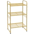thumbnail image 1 of SUFAUY 3 Tier Metal Wire Shelving Storage Rack Unit 300lb for Kitchen, Gold, 1 of 8