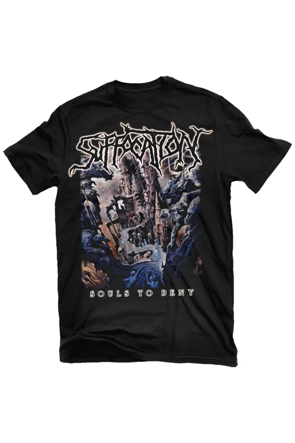 SUFFOCATION cd cvr SOULS TO DENY Official SHIRT XL New effigy pierced spawn