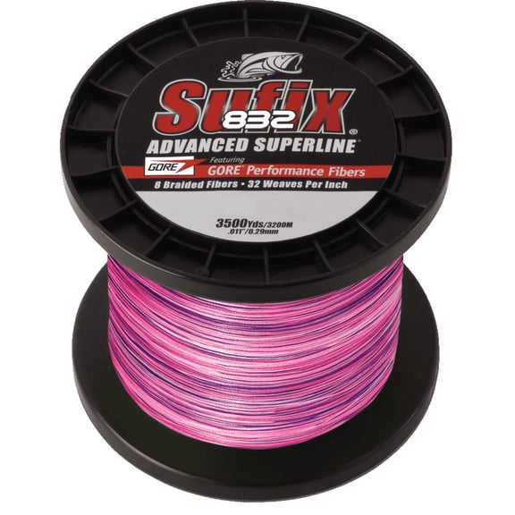 Sufix 832 Advanced Superline Braid 6 lb Sunrise Fishing Line - 3500 Yds