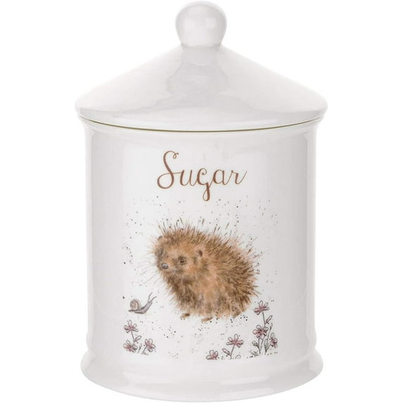 Royal Worcester Wrendale Designs Hedgehog Sugar Canister 14.5cm