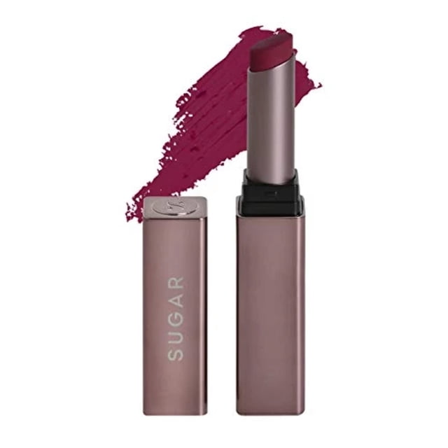 SUGAR Cosmetics Mettle Satin Lipstick - 09 Charlotte (True Blue Red ...