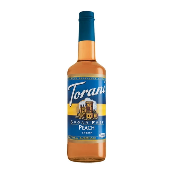 Torani Peach Sugar Free Syrup cs 12/750 ml