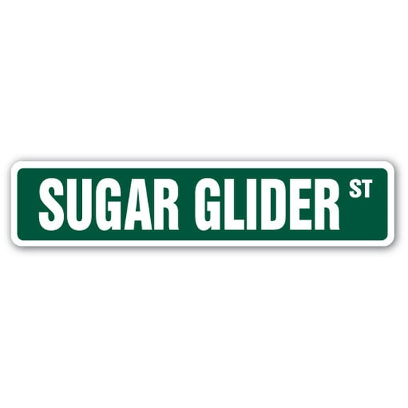 SUGAR GLIDER Street Sign gliding possum marsupial animal lover | Indoor/Outdoor | 30" Wide