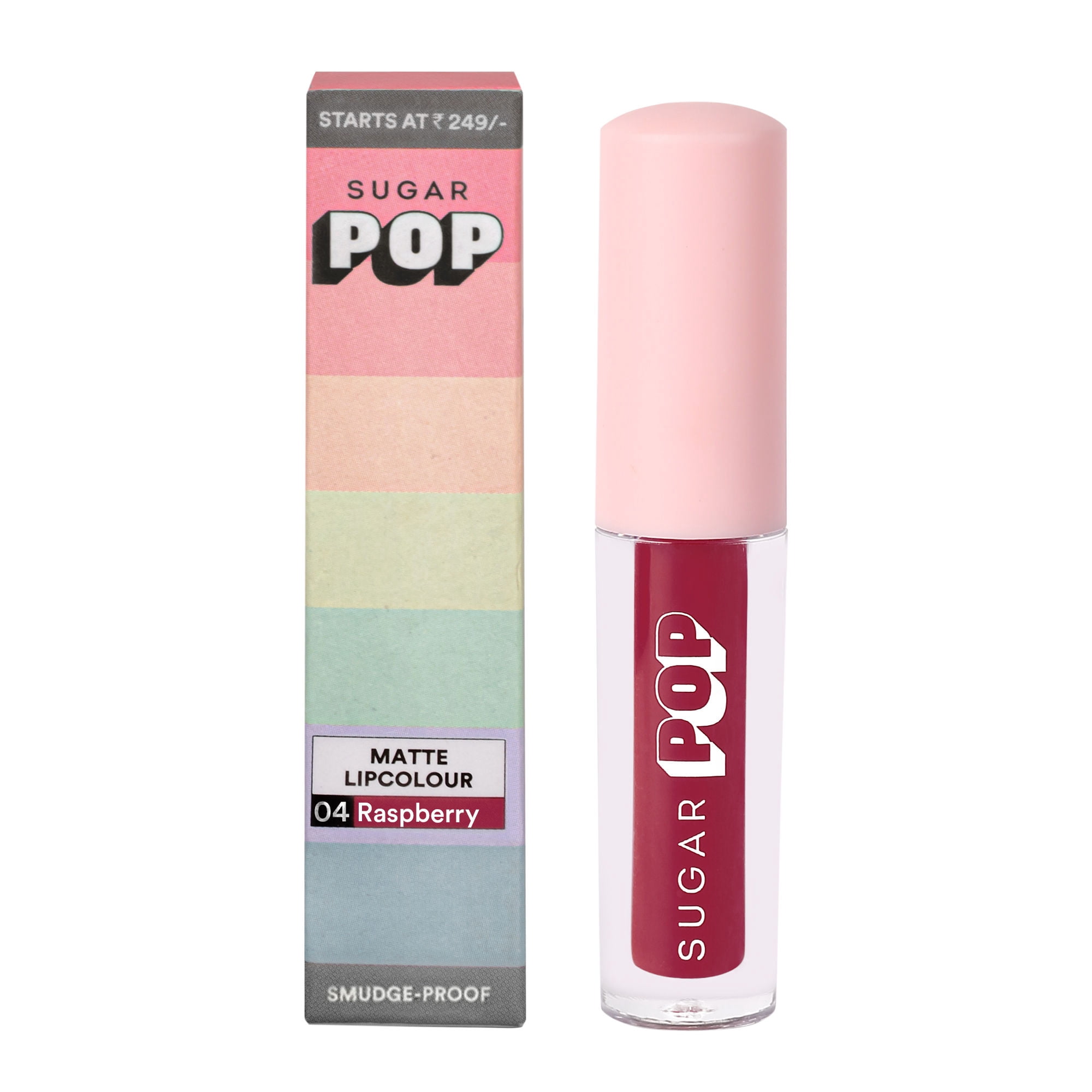 SUGAR POP Matte Lipcolour - 04 Raspberry - Walmart.com
