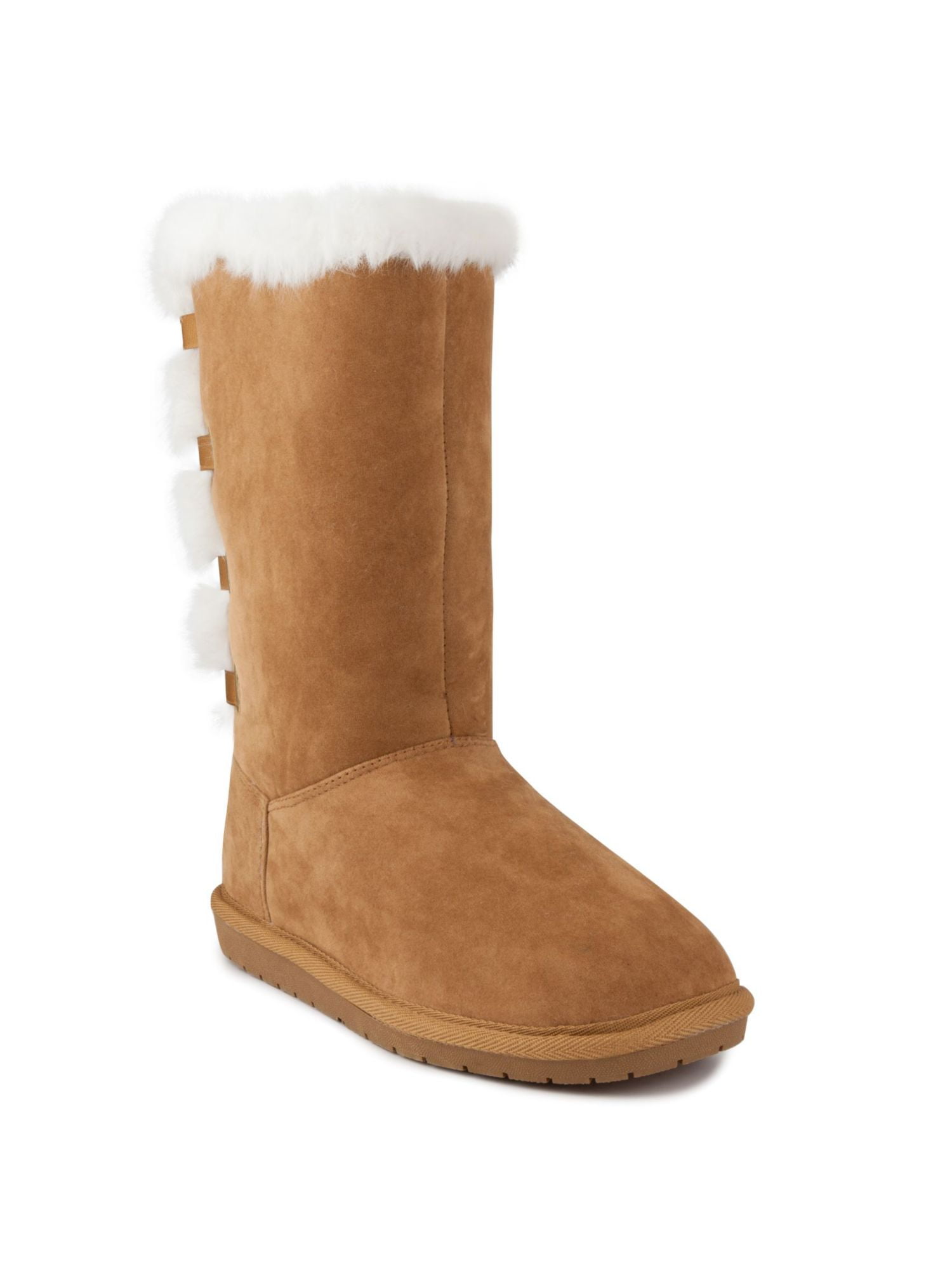 Fuzzy tall best sale boots