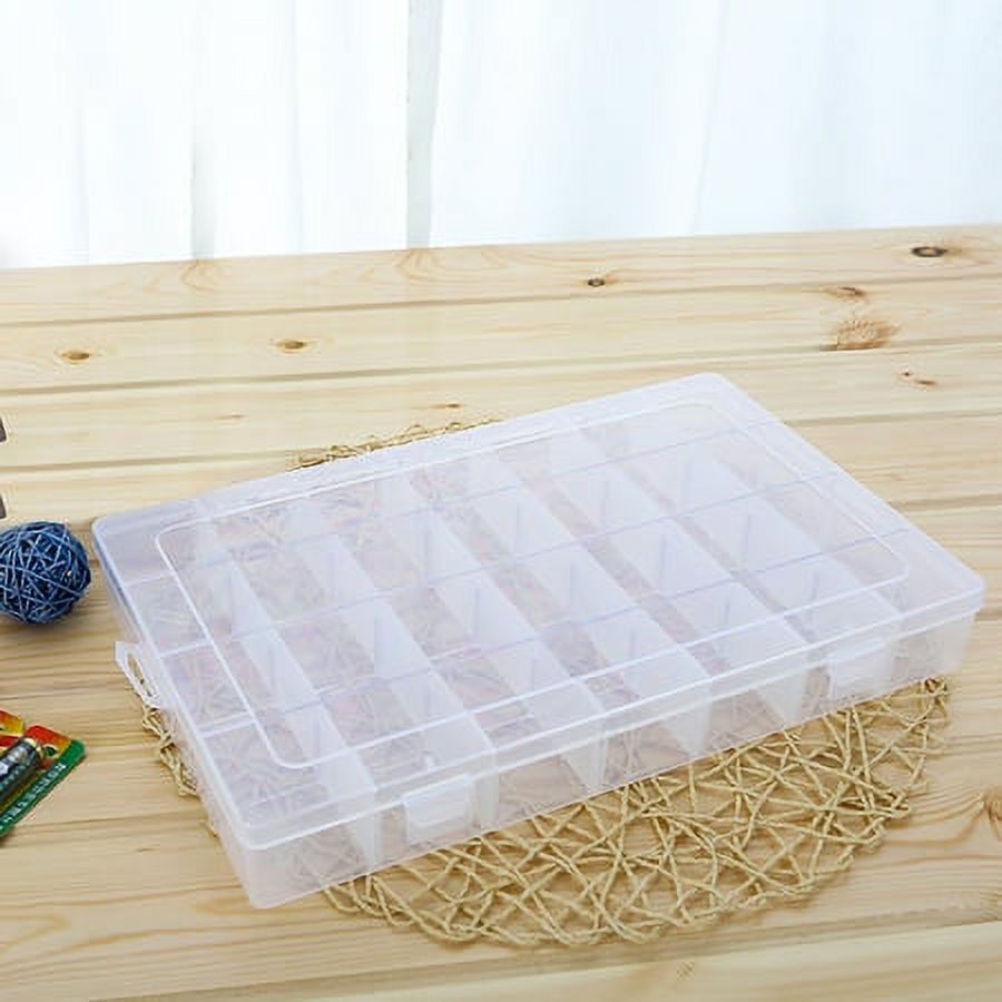 Creative Options Deep Utility Nine Compartment Storage Box, Clear ...