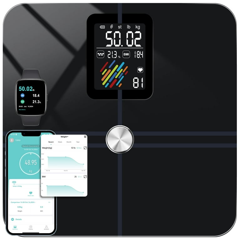 SUGARDAY Digital Smart Bluetooth Battery Power Scale for