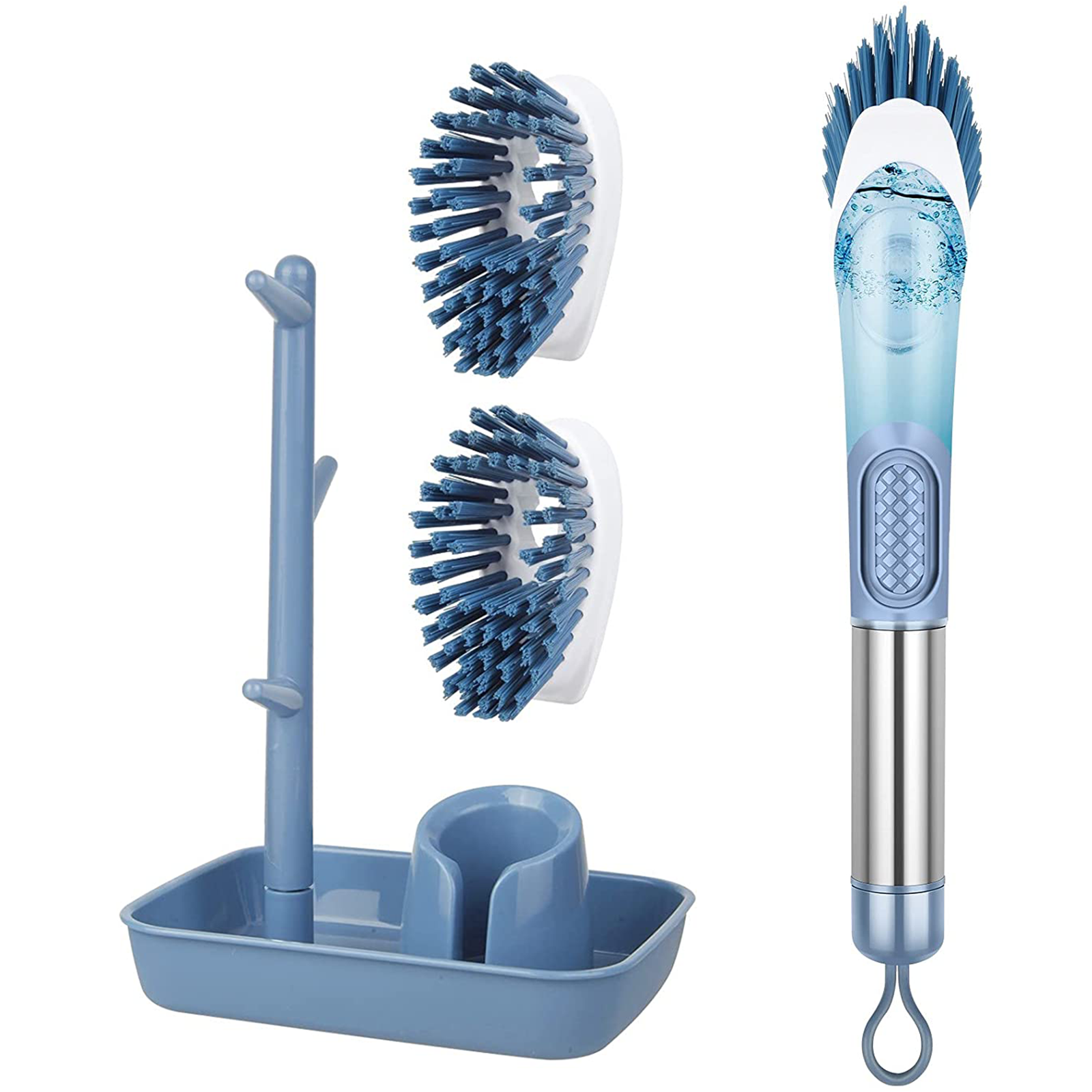 HOOUDO Pot Cleaning Brush Clearance Multifunctional Pressing Cleaning