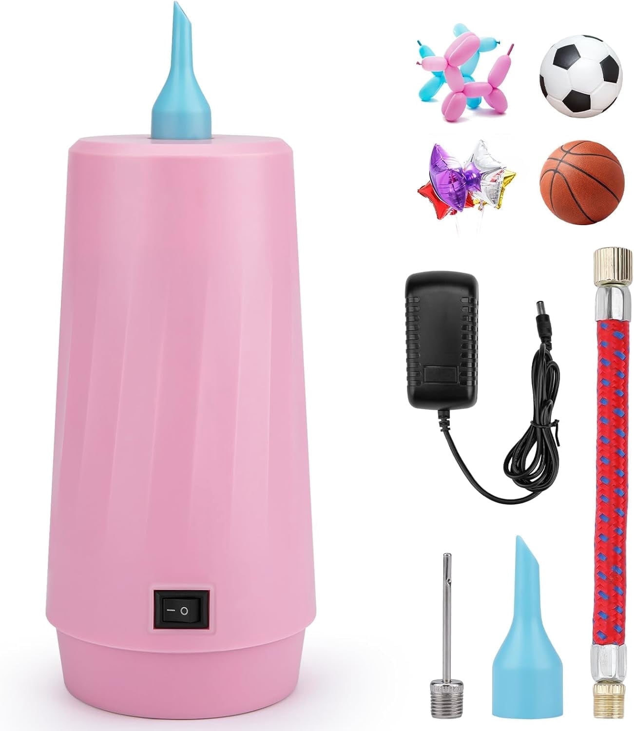 SUPTREE Electric Air Balloon Inflator Pump Blower Machine Kit for All Balloons Parties