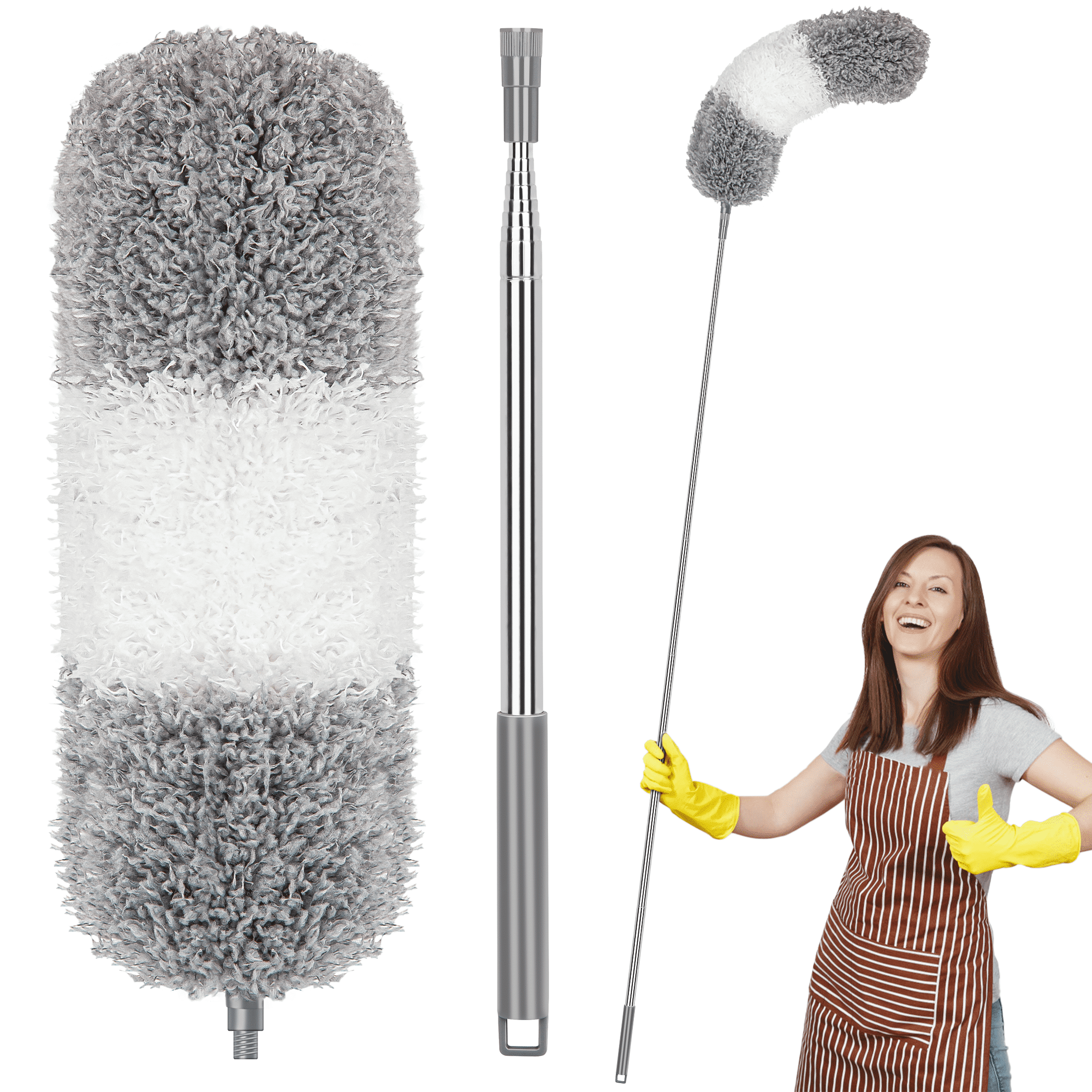 SUGARDAY Feather Duster with Extension Handle for 