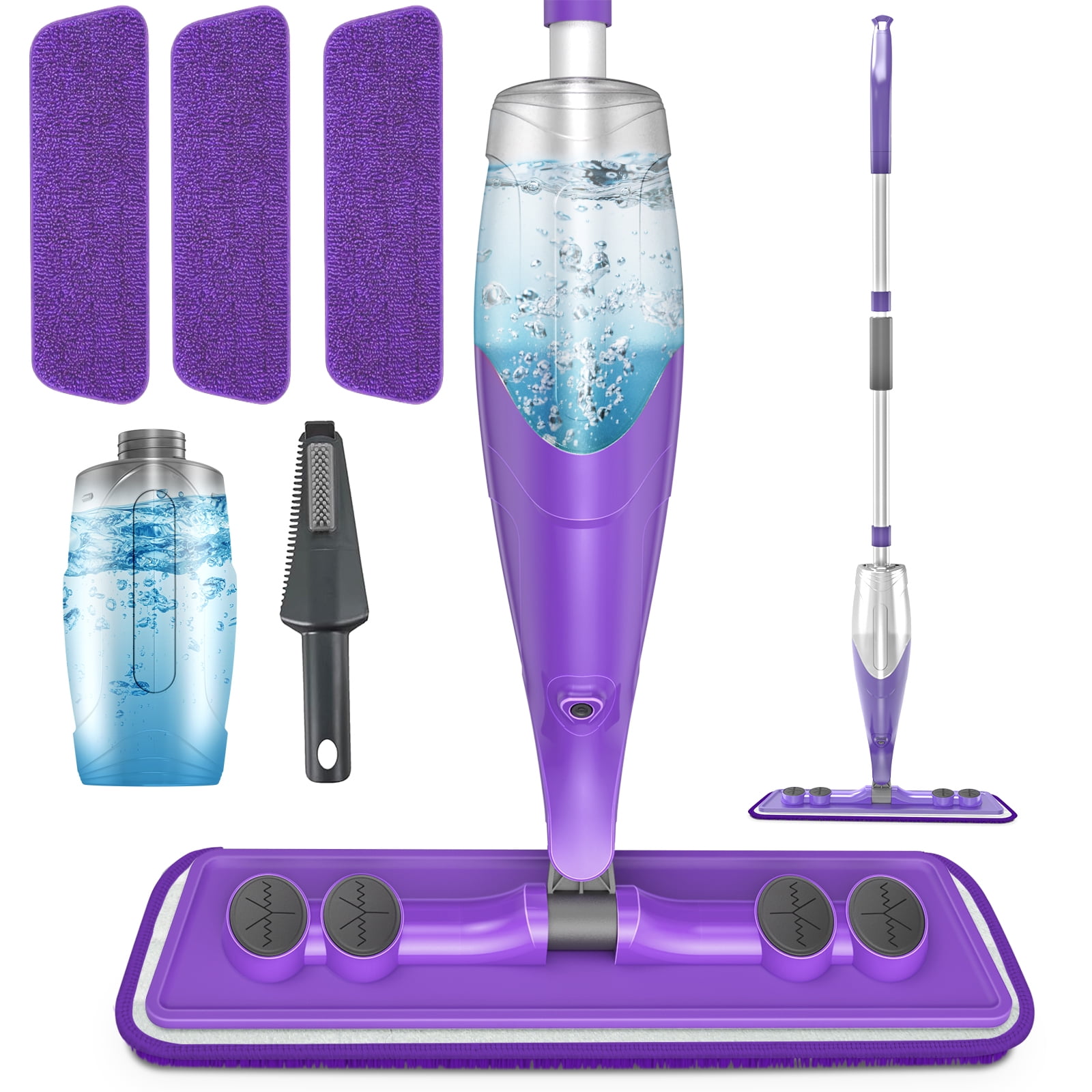 SUGARDAY Microfiber Mop Spray Mops for Floor Cleaning Wet Dust Floor